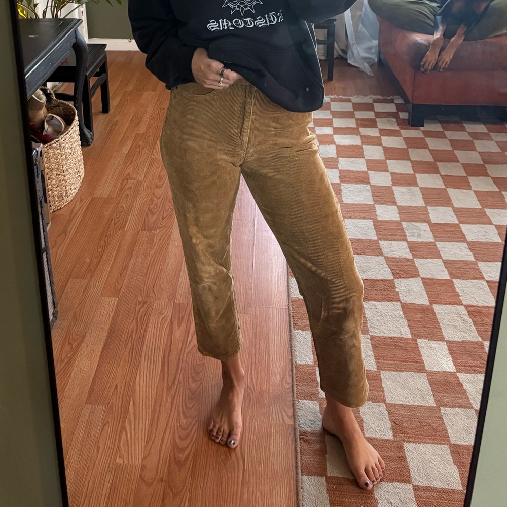 Stoned Straight Corduroy Pants